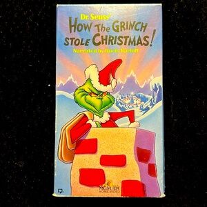 🌞 MGM Dr. Seuss’ How The Grinch Stole Christmas! On VHS video tape 26 Minutes